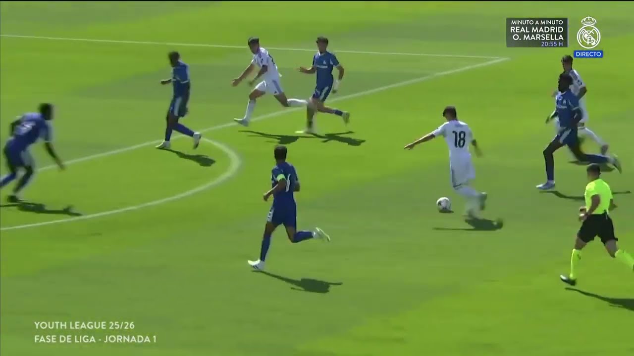 Real Madrid Juvenil A - Olympique de Marsella (J1 - UEFA Youth League) - RMTV