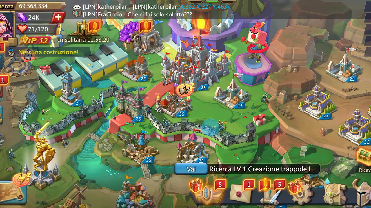 Composizione truppe (ospite Katherpilar) - Lords Mobile