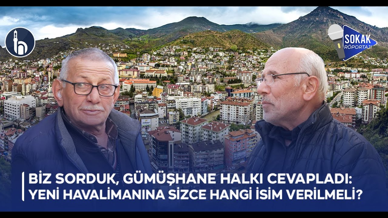 Biz Sorduk, G&uuml;m&uuml;şhane Halkı Cevapladı: Ortak Havalimanına Sizce Hangi İsim Verilmeli?