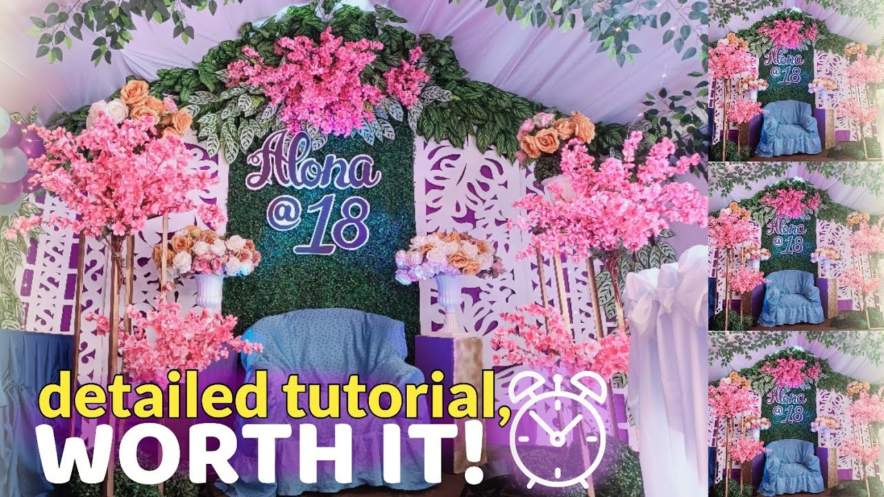 Birthday Decoration Ideas at Home | Easy Debut Decoration Ideas That You Need to Try