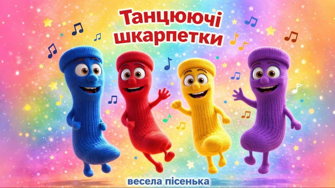 Танцюючі шкарпетки - весела пісенька