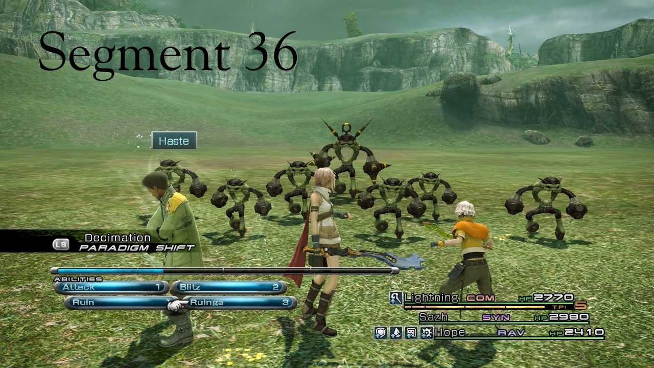 Final Fantasy XIII Hard Mode Segment 36
