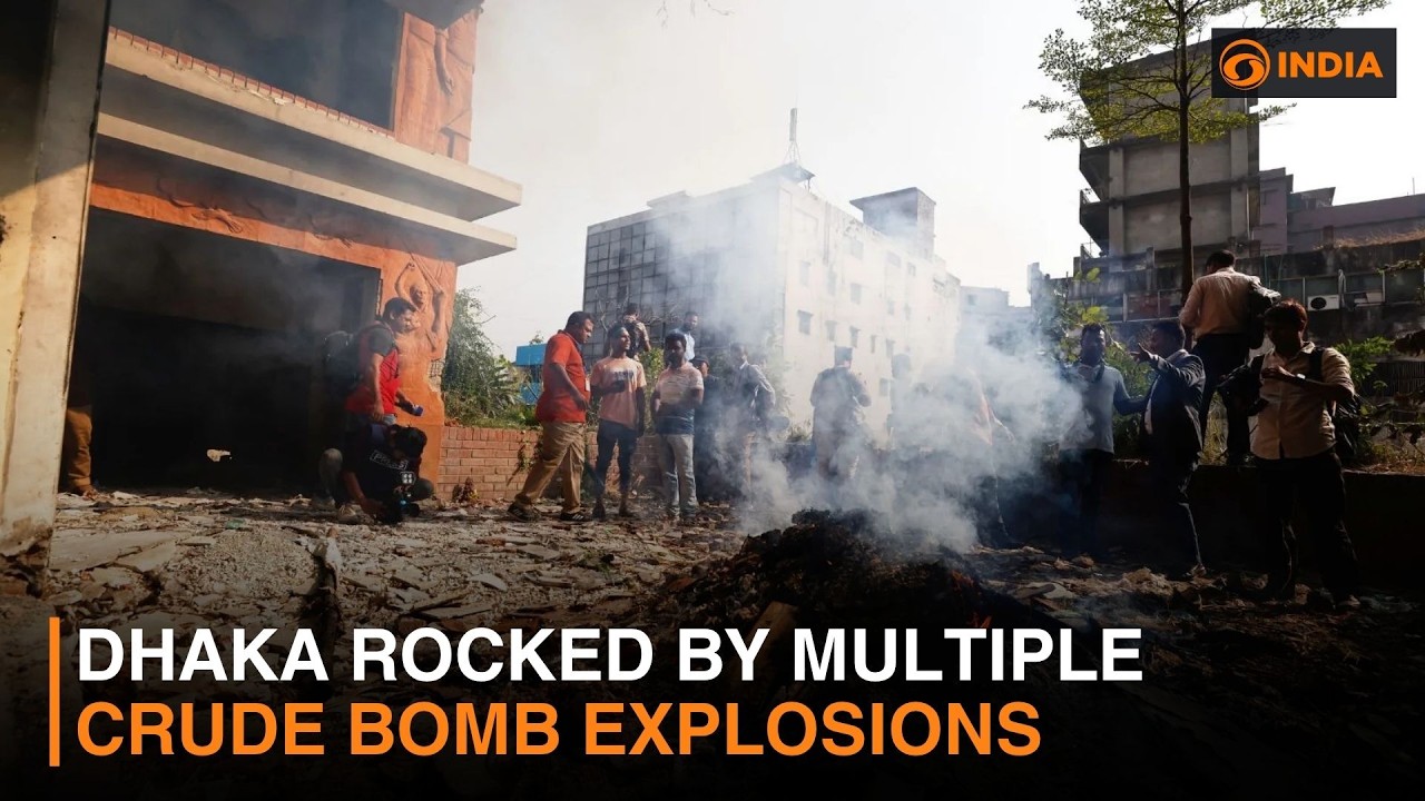 Multiple crude bomb explosions rock Dhaka & more news | DD India Newhour | 9 PM IST