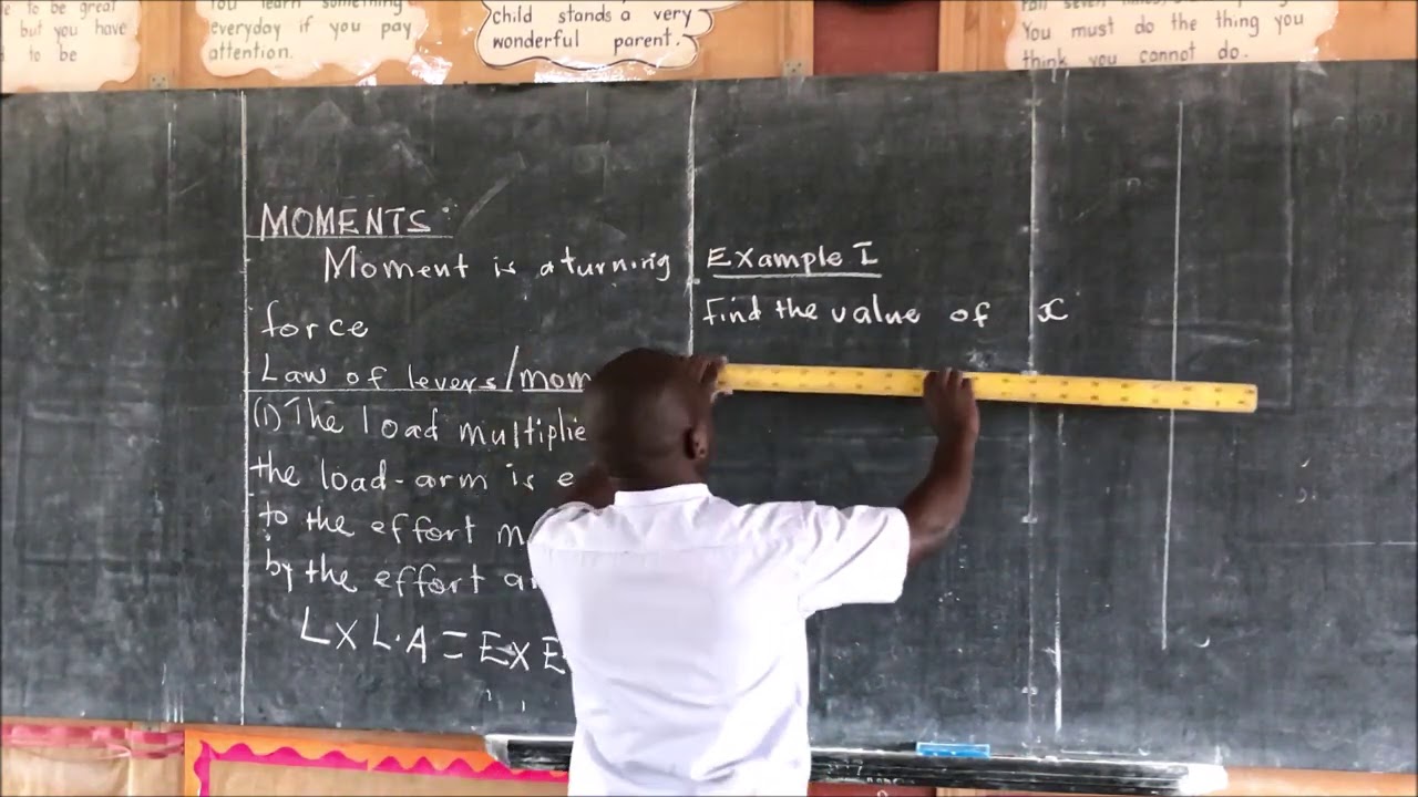 Primary 7 - Science Topic: Moments