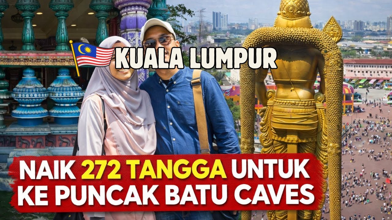 BATU CAVES MALAYSIA Naik Kereta dari Kuala Lumpur | Worth It!