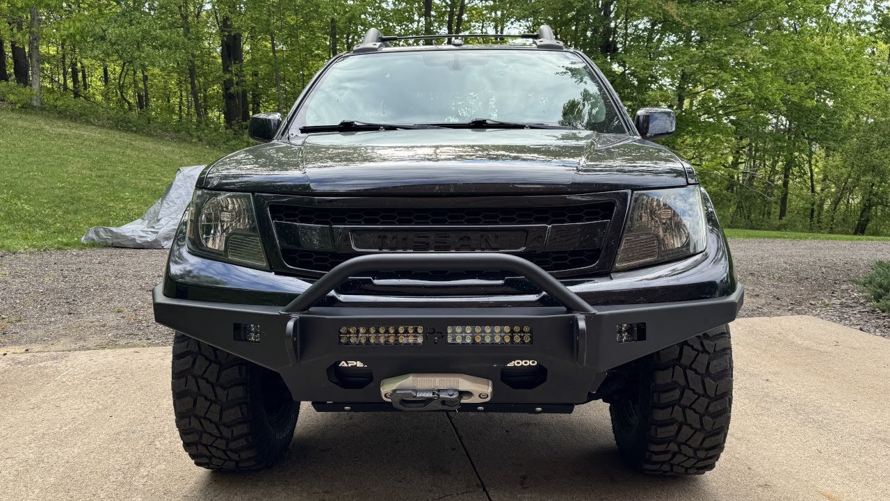 High Clearance Bumper Install W/Winch and Lighting, Nissan Frontier