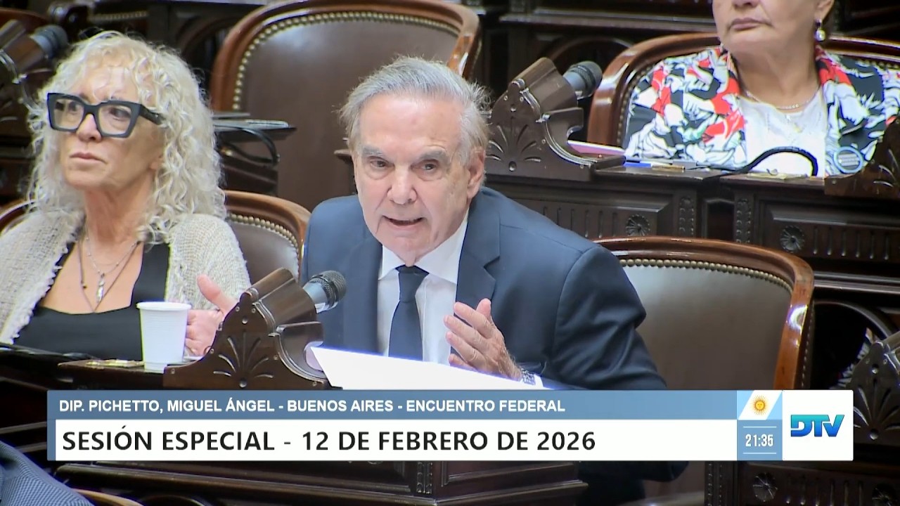 Diputado Pichetto, Miguel Ángel - EF - Sesión 12-02-2026 - PL 2°