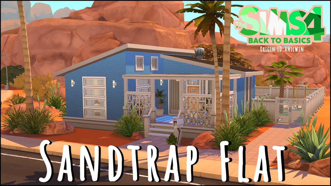 RENOVATING SANDTRAP FLAT || BACK TO BASICS COLLAB || Sims 4 Speedbuild