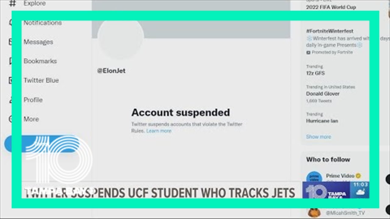 UCF student's popular Twitter account suspended for tracking Elon Musk's private jet