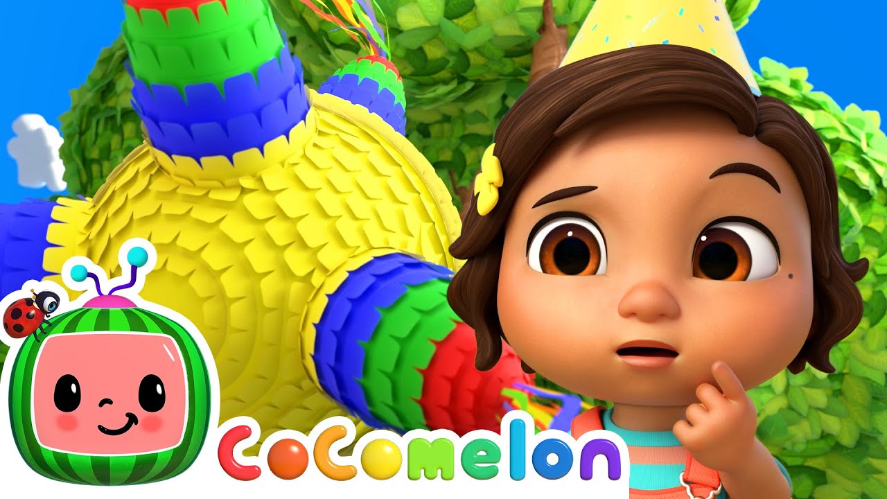 Nina's Dale Dale Piniata Birthday! | CoComelon - Nursery Rhymes with Nina