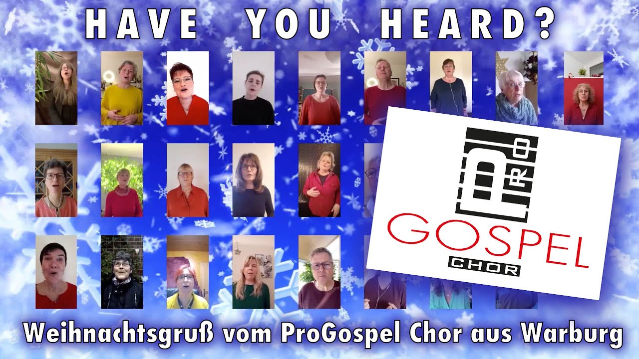 Weihnachtsgruß vom ProGospel Chor