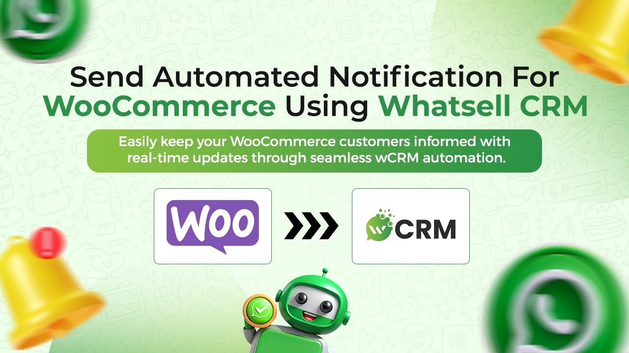 How to Setup WooCommerce Order & Fulfilment Notifications with Whatsell CRM | Automation Guide