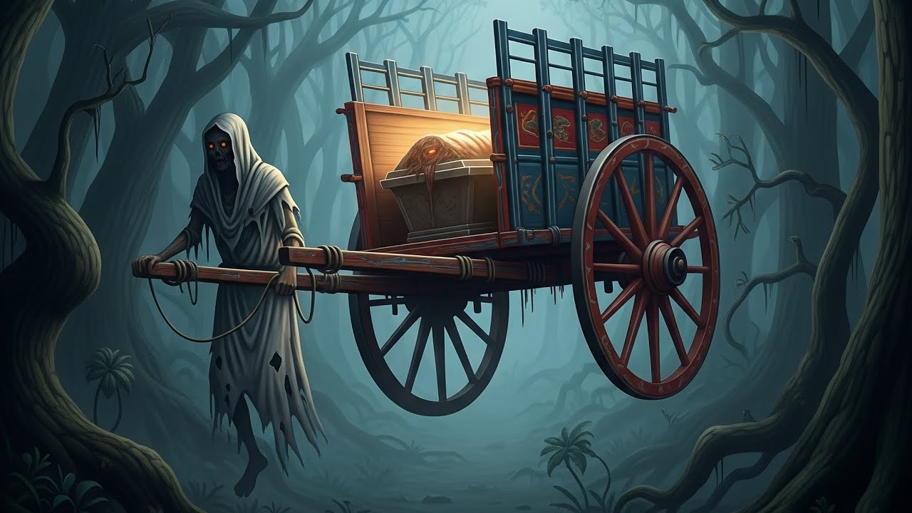 LA CARRETA SIN BUEYES 🛞💀⚰️🇨🇷Leyenda Costarricense 
