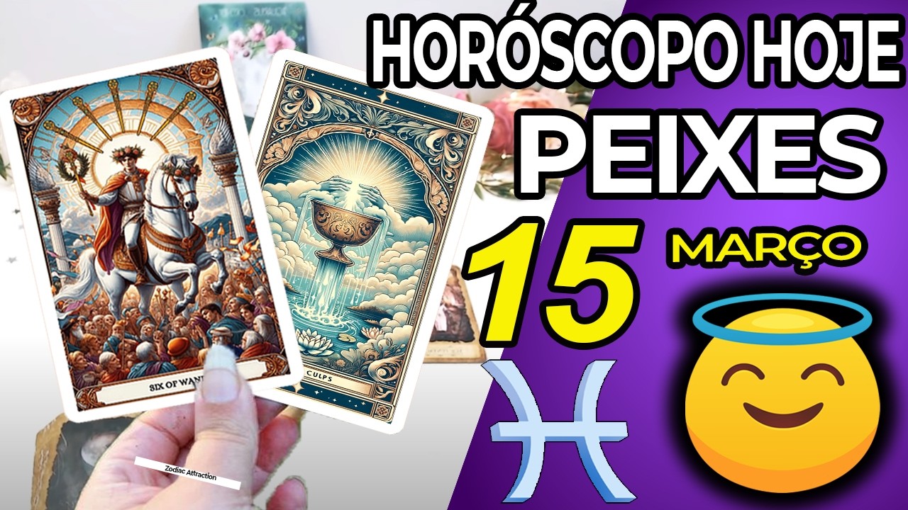 🙏 DEUS TE AVISE🙌🏼 AVISO❗ Peixes ♓ 15 Março 2026 | Horoscopo do dia de hoje ♓ Tarot Peixes