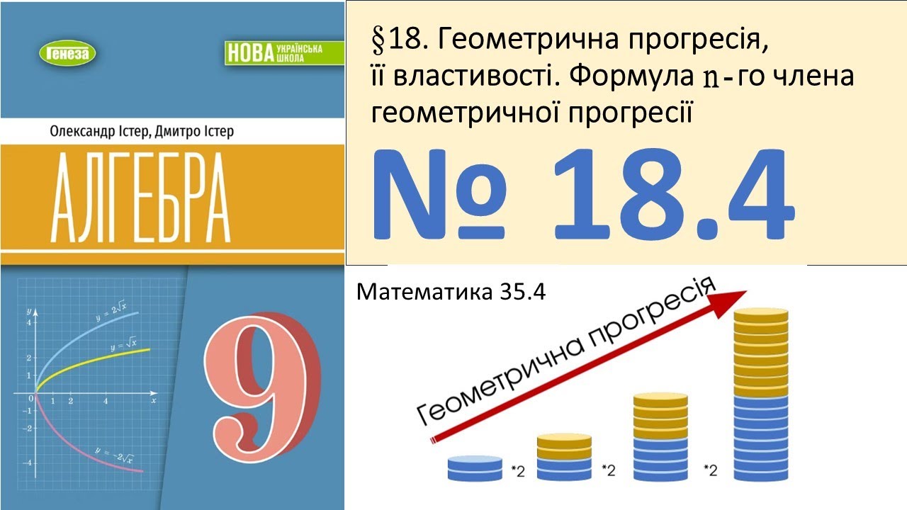 Істер Вправа 18.4 Алгебра 9 (Математика9 № 35.4 )НУШ-2026