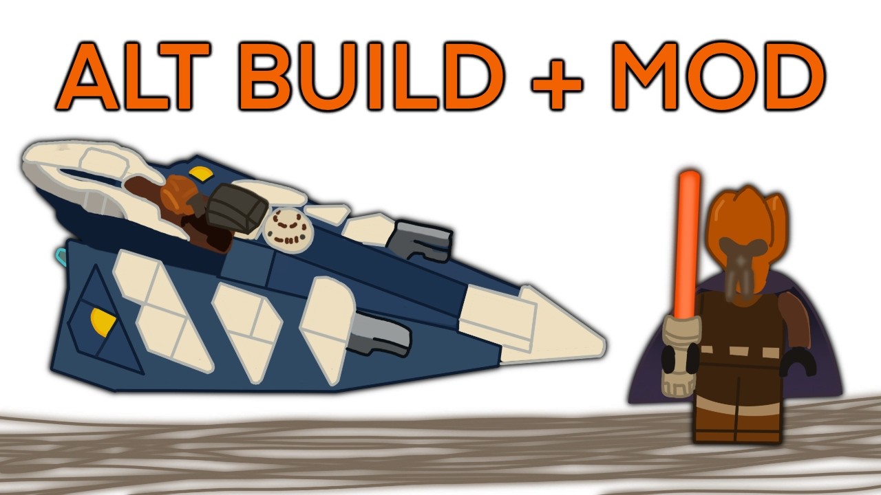 Why couldn't Lego do this? | Plo Koon Starfighter MOD review.