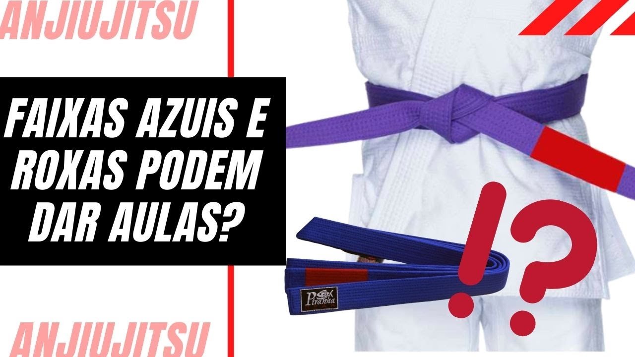 Faixas azuis e roxas podem dar aulas e graduar ?