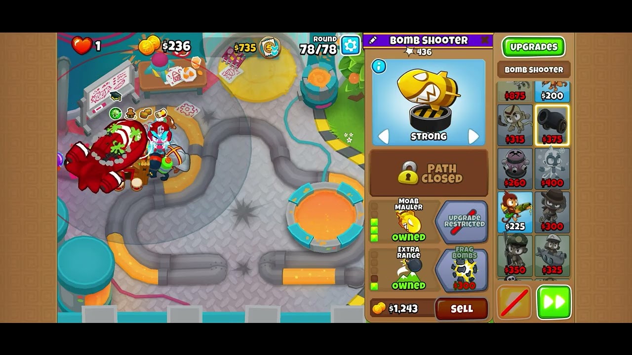 Bloons TD6 Advanced Challenge Solution 13th February 2026