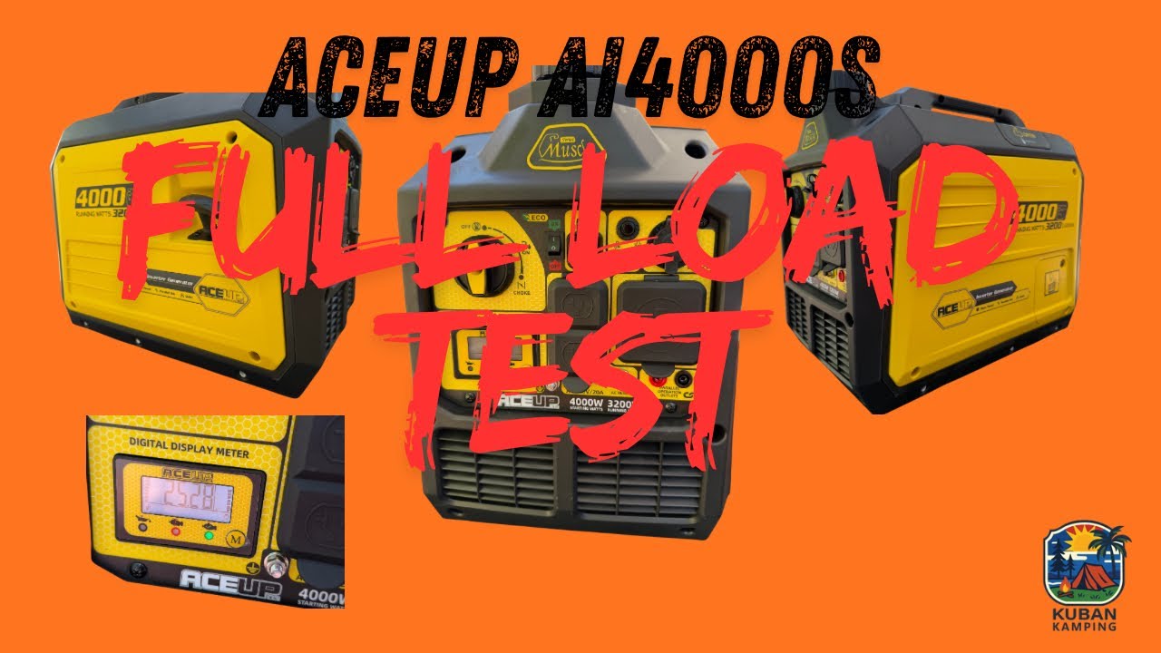 Aceup Generator FULL Load Test! 💥⚡️Can It Handled It?
