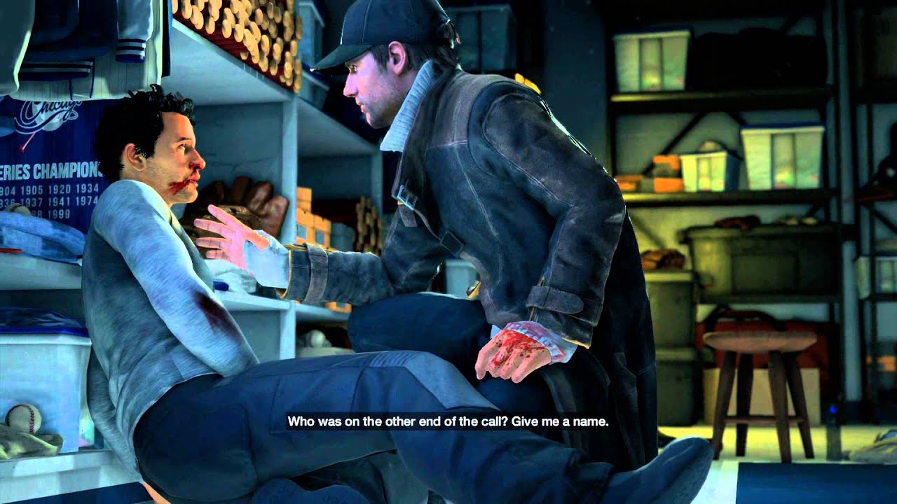 WATCH DOGS - Maurice Vega Intro Aiden "Give Me A Name" Interrogate & Takedown O Tutorial Sequence