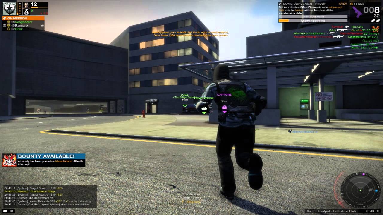 APB Reloaded - Siflige Squad Full Mission Vs Reapers - Take And Hold