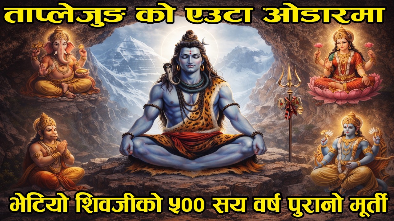 ५०० सय बर्ष पुरानो शिब को मूर्ती ताप्लेजुङ को गुफामा भेटियो ।