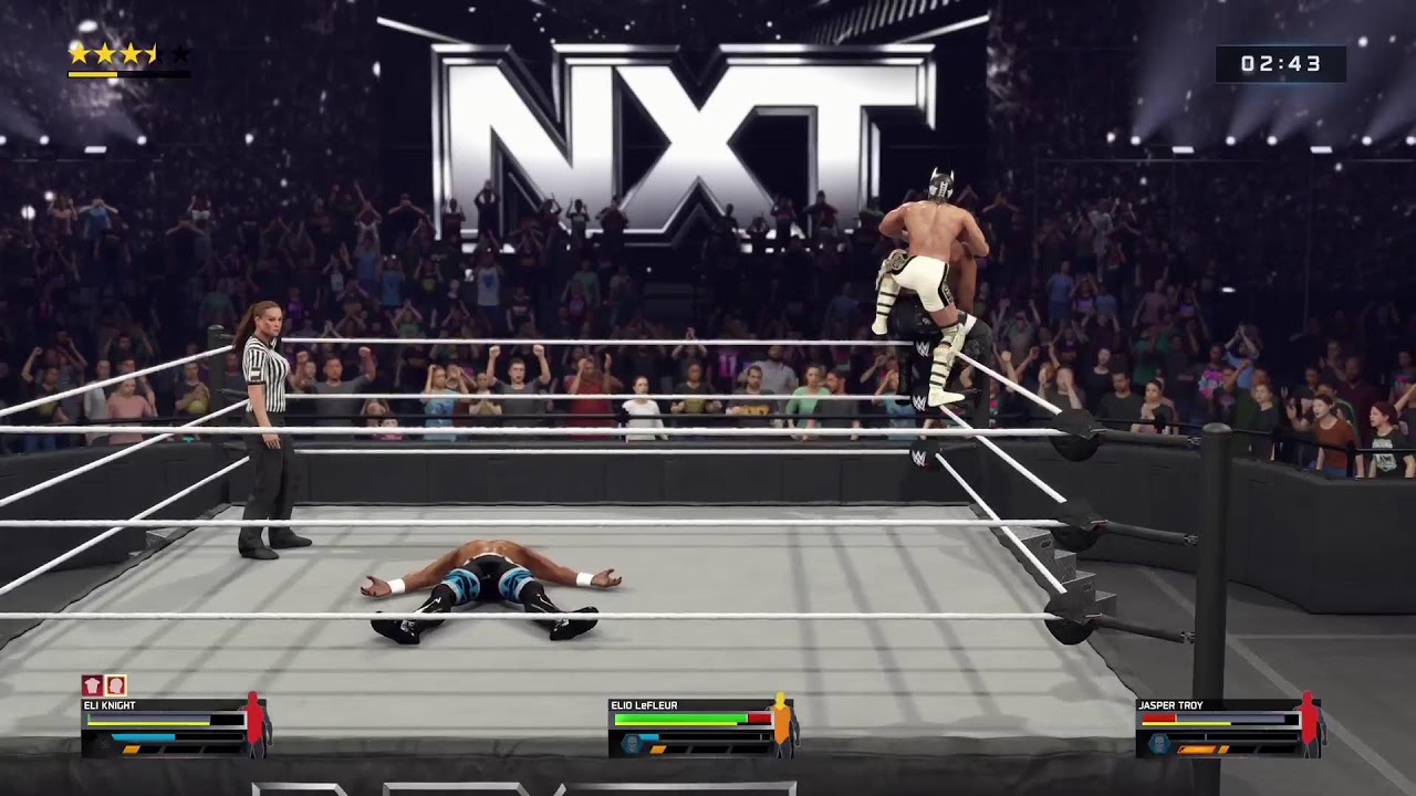 Doing WWE Speed Championship Elio LeFleur🥰🇫🇷 vs Jasper Troy🇺🇲(c) vs Eli Knight🇺🇲!