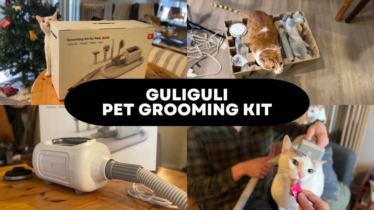 GULIGULI SHARK Pet Grooming Kit - UNBOXING & REVIEW