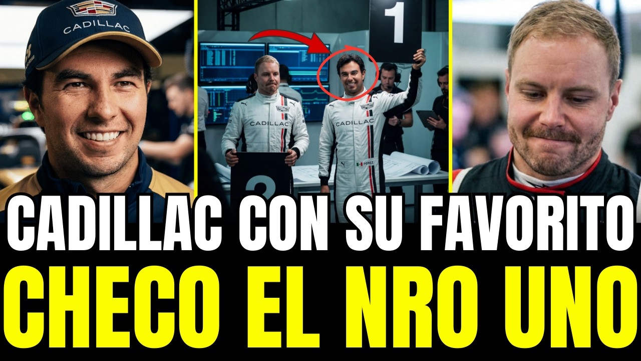 CHECO PÉREZ PRIMER PILOTO de CADILLAC y ya corre con VENTAJA para las primeras CARRERAS