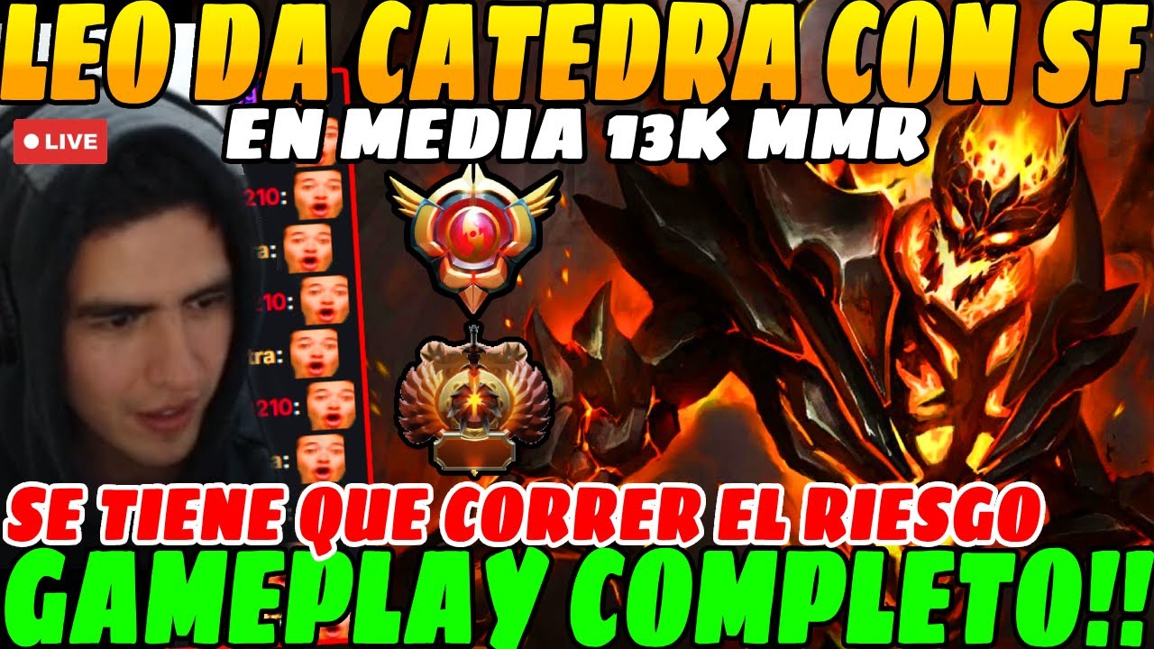 😲Leo gives a MASTERCLASS with SF at an average of 13k MMR😲 | Viewers SURPRISED by his LEVEL, FULL...