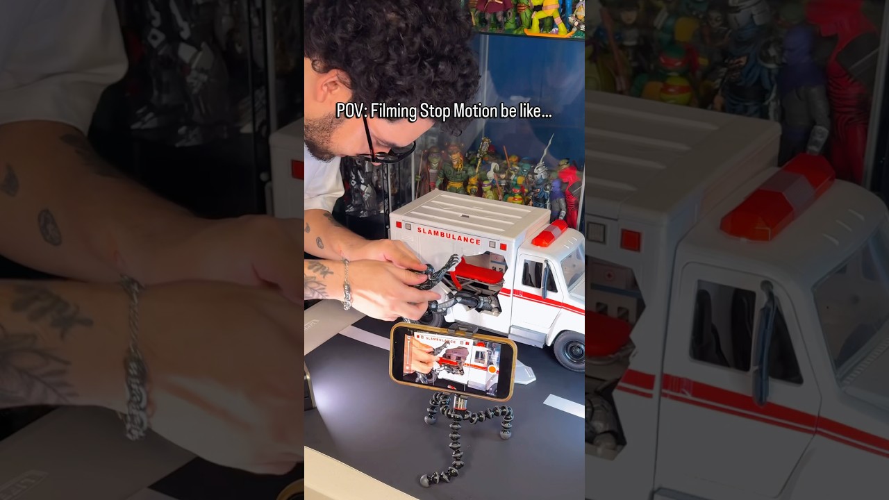 Filming Stop Motion be like&hellip; #toys #figures #stopmotion #comedyshorts #parody