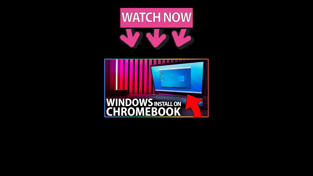 How to install Windows 10 on Chromebook (in 1 Minute)