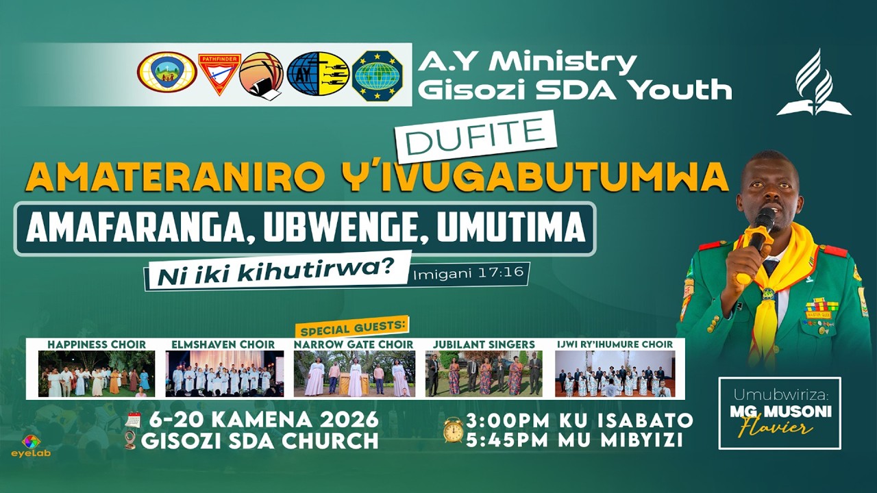 AMATERANIRO Y'IVUGABUTUMWA  DAY 2: AMAFARANGA UBWENGE UMUTIMA NI IKI KIHUTIRWA MG Musoni Flavier