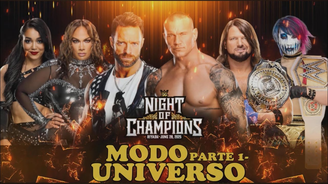 NIGHT OF CHAMPIONS - Noche 1 -Modo Universo WWE2k25 -