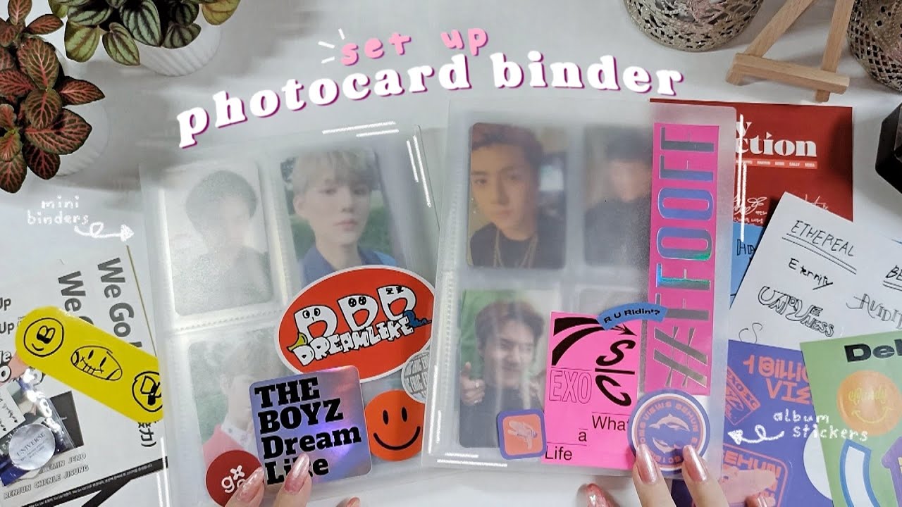 mini photocard binder setup | sorting all of my pcs + decorate with me 💐