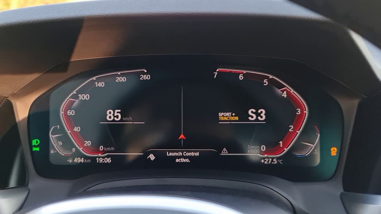BMW Serie 3 330i G20 Launch control 0-200km/h acceleration 258HP