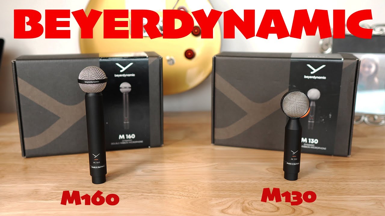 Beyerdynamic M160 and M130 Ribbon Microphones | Amazing tools for recording your Music