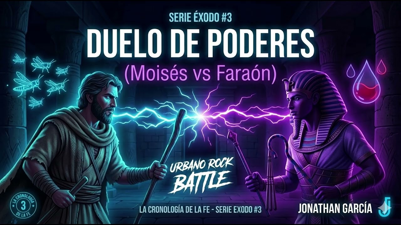 MOIS&Eacute;S vs FARA&Oacute;N: DUELO DE PODERES (Urbano Rock Battle) | Serie &Eacute;xodo #3