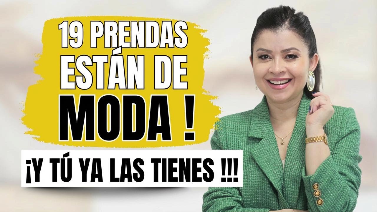 19 prendas de moda que seguro ya tienes en tu clóset