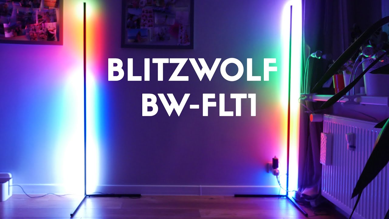 BlitzWolf BW-FLT1 smukła narożna lampa stojąca RGB 142 cm - test