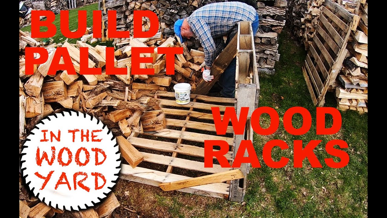 Firewood Stacking - Fast and Easy ...with Pallets?