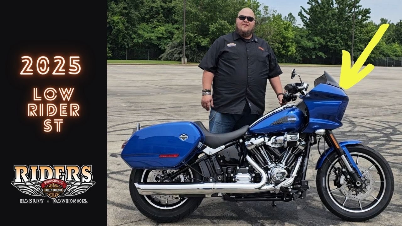 2025 Harley-Davidson FXLRST Low Rider ST in Blue Burst