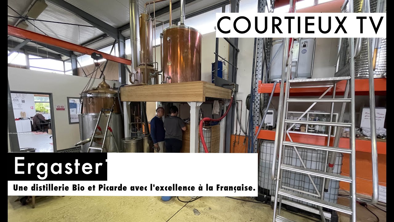 Ergaster ,  une distillerie Bio et Picarde de whisky, Gin et rhum, avec l'excellence à la Française.