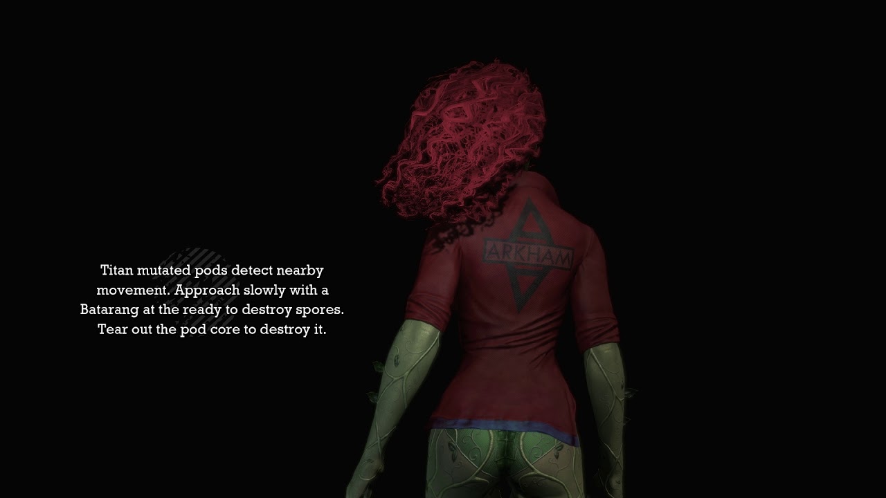 Batman Arkham Asylum Poison Ivy Death Taunts