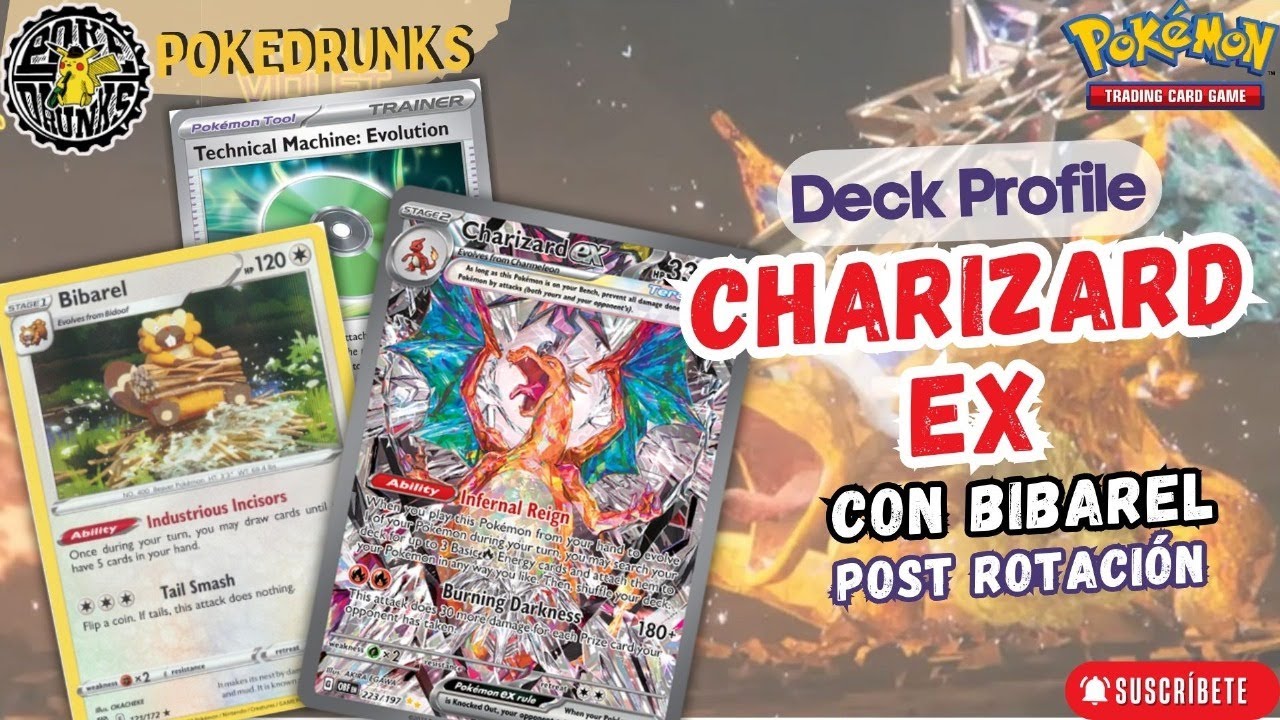 Pokemon TCG Temporal Forces Charizard Ex Deck Profile | Chari Bibarel con discos es más consistente?
