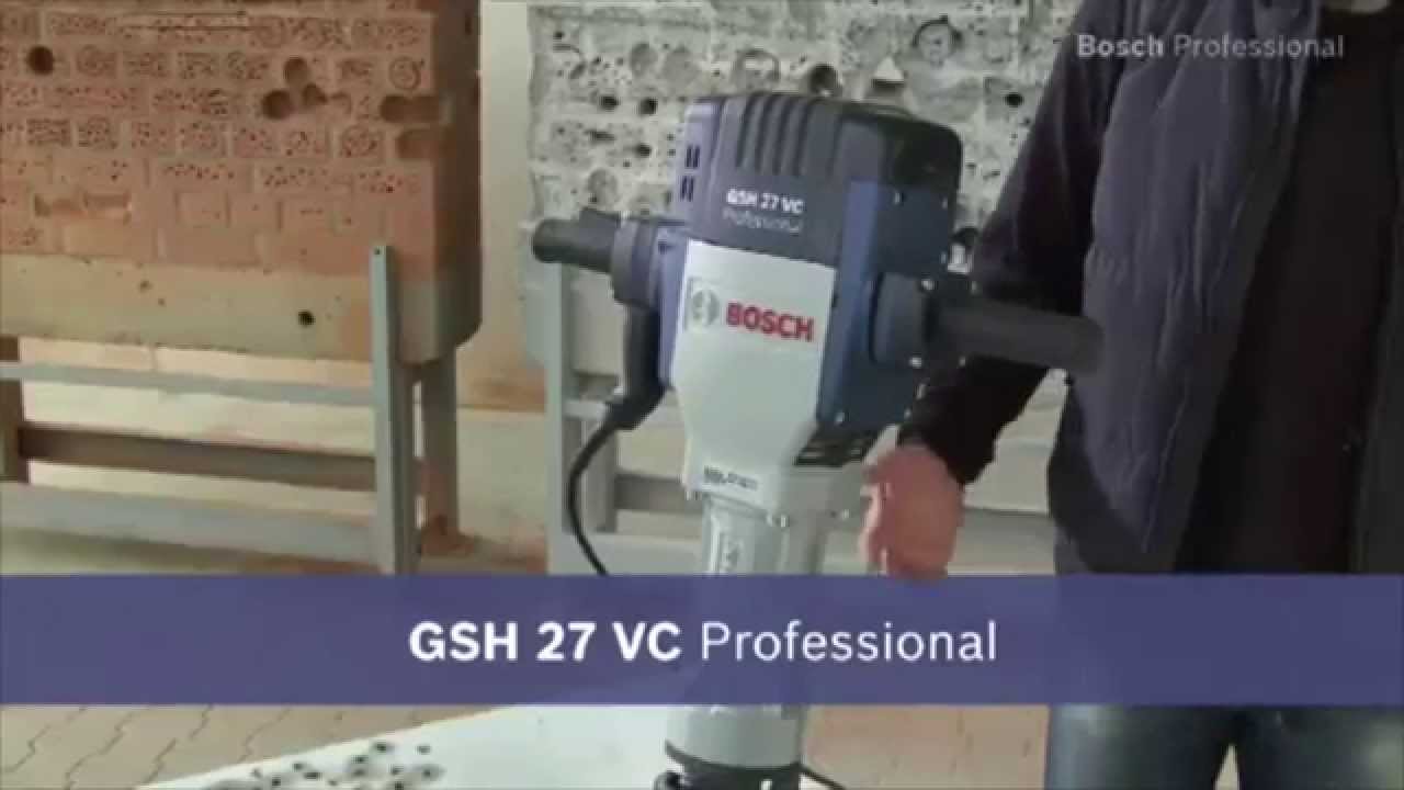 Características del demoledor BOSCH GSH 27 VC Professional