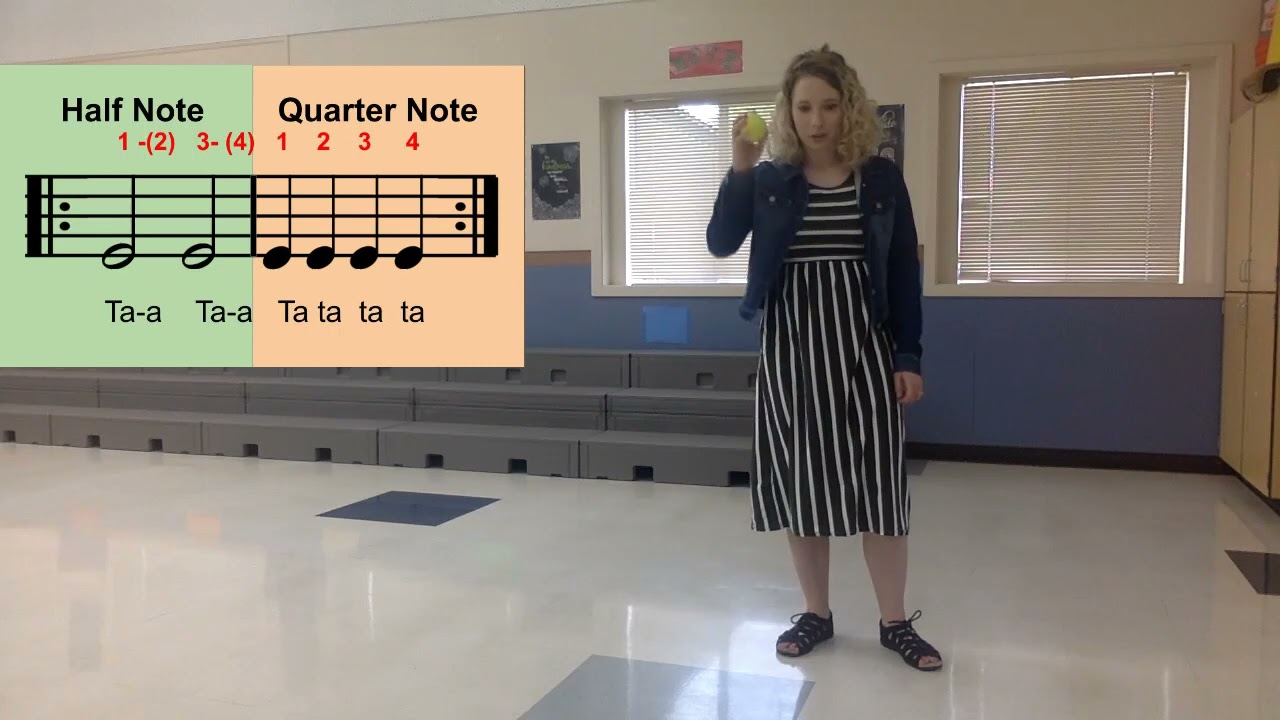 Tennis Ball Music Lesson 2 (note duration)