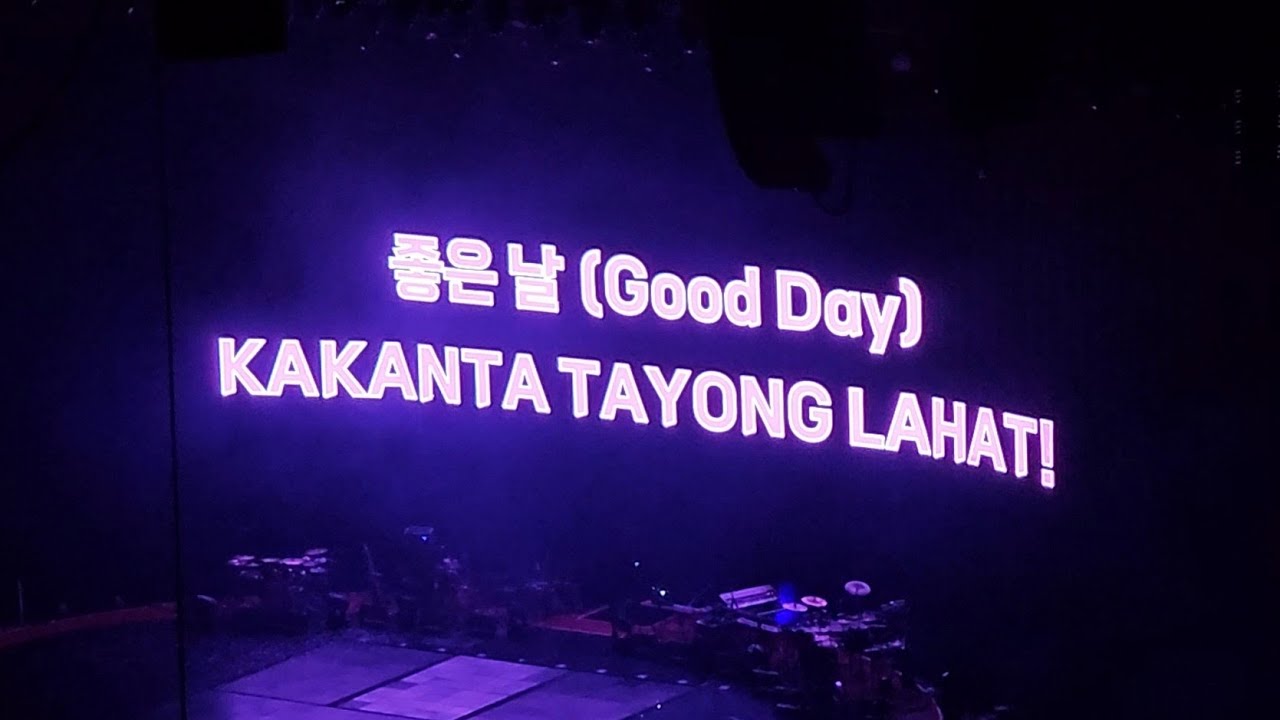 Filipino Uaenas Singing Good Day. Biggest Acapella-OKE Sesh?? 😅  | 4K FanCam #IU #아이유