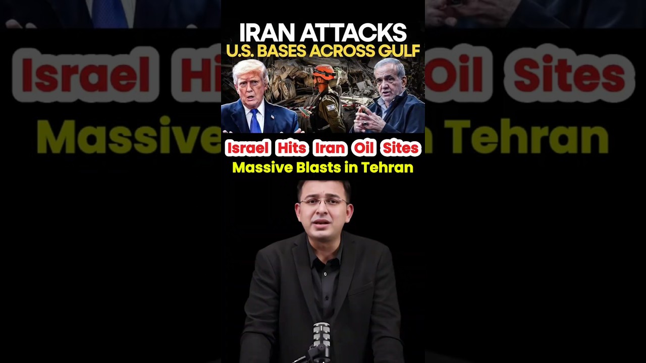 Israel Targets Iran’s Oil Network – Middle East War Escalates. #donaldtrump #khamenei #iran