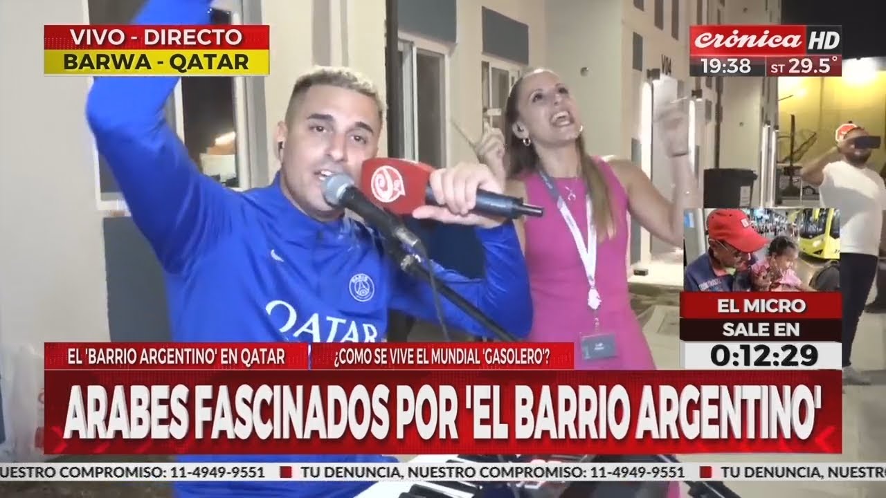 El argentino que le pone cumbia a Qatar y es furor en las redes